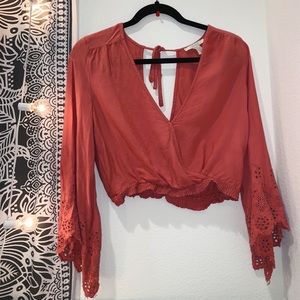 Forever 21 Bell sleeved crop top